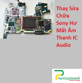 Thay Thế Sửa Chữa Hư Mất Âm Thanh IC Audio Sony Xperia XZ1 Compact
